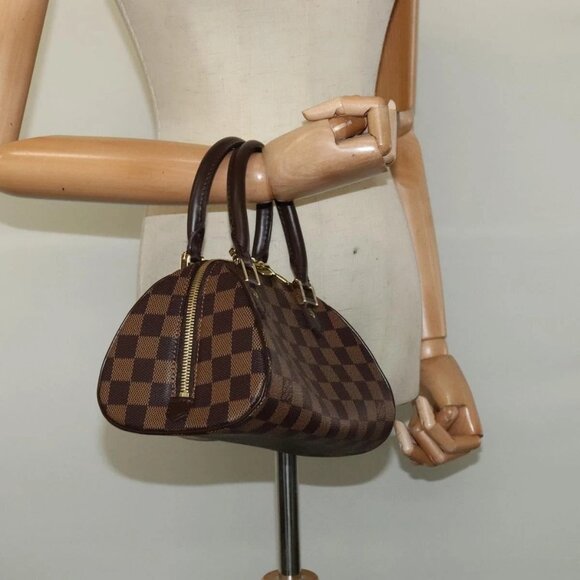 LOUIS VUITTON Damier Ebene Rivera Mini Hand Bag N41436 LV Auth am7662AV - Picture 3 of 16